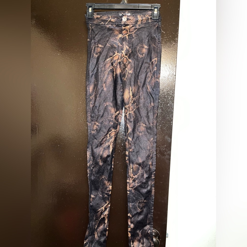 Snake skin pants